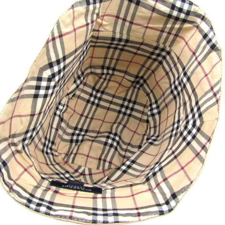 BURBERRY バーバリー ハット 帽子 ノバチェック コットン