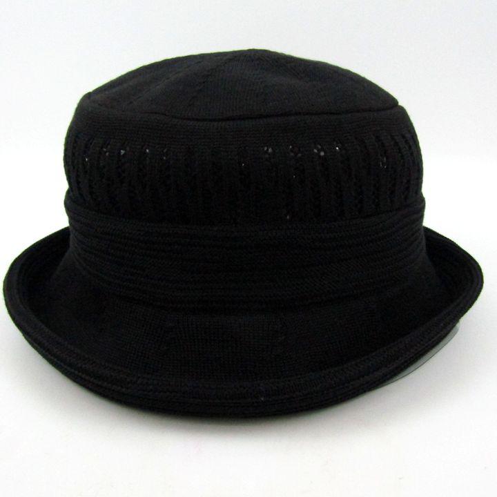 お値下げ　美品【ボルサリーノ】 帽子レディースハット Borsalino（ボルサリーノ） ハット シルク混 日本製 帽子 ブランド