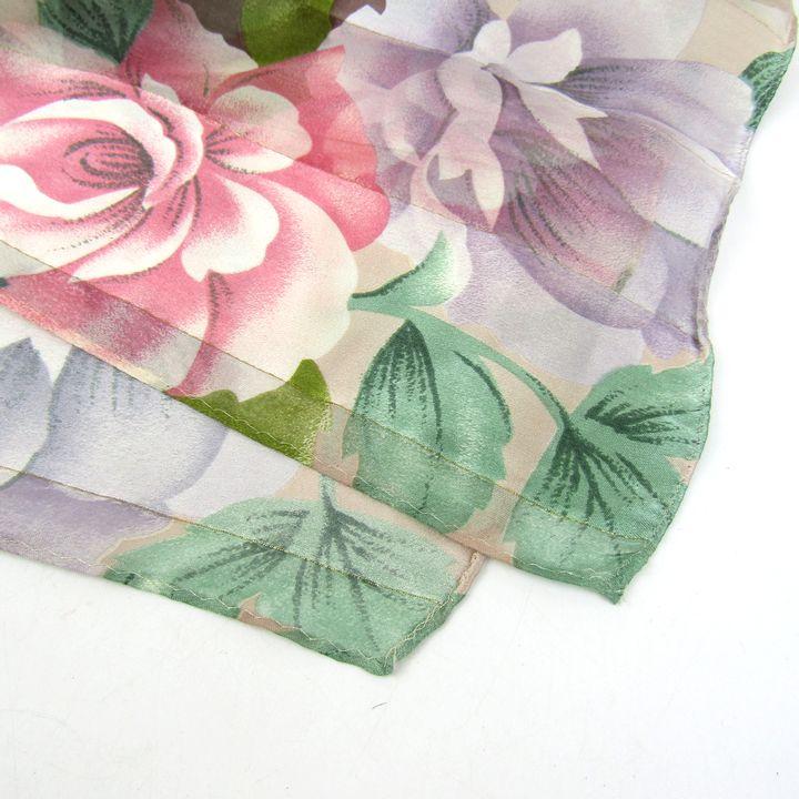 La Chatelaine　そごう百貨店購入　花柄　スカーフ La Chatelaine そごう百貨店購入 花柄 スカーフ - メルカリ