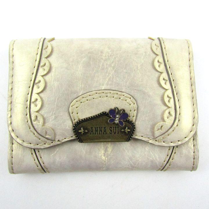 ANNA SUI（アナスイ） コインケース ロゴ 蝶 小銭入れ 財布 ウォレット 