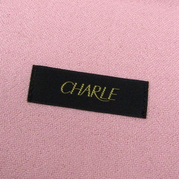 シャルレ ストール スカーフ 無地 ブランド レディース ピンク CHARLE