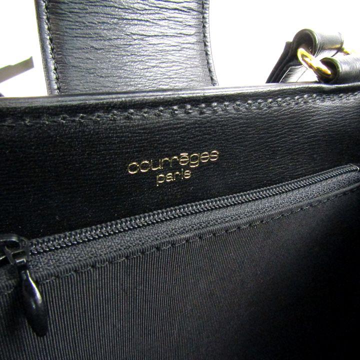 courreges クレージュ ショルダーバッグ レザー ゴールド金具