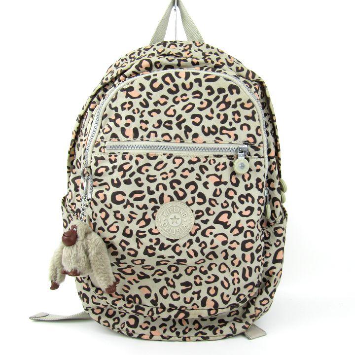 kipling キプリング バックパック リュック レオパード ヒョウ柄