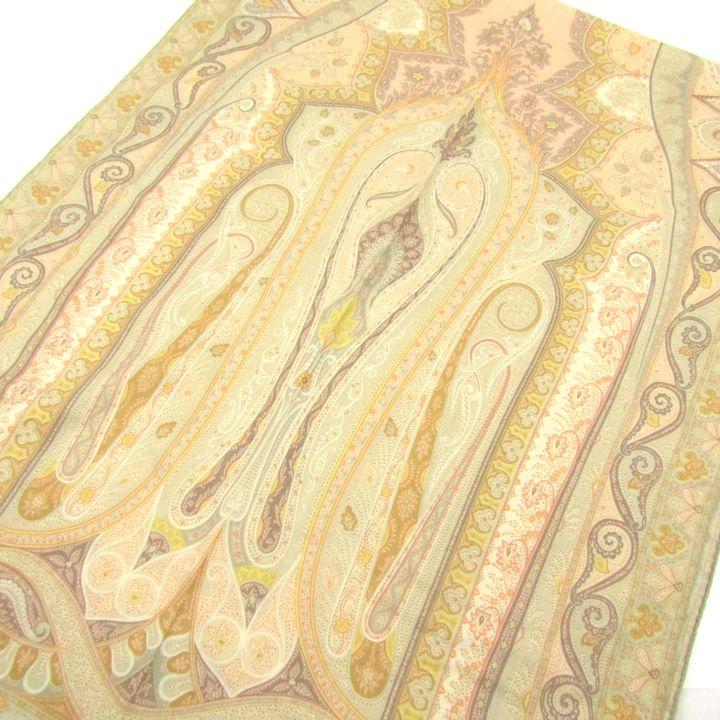 ETRO ペイズリー柄 大判ストール ETRO エトロ ストール スカーフ ペイズリー柄 シルク 大判
