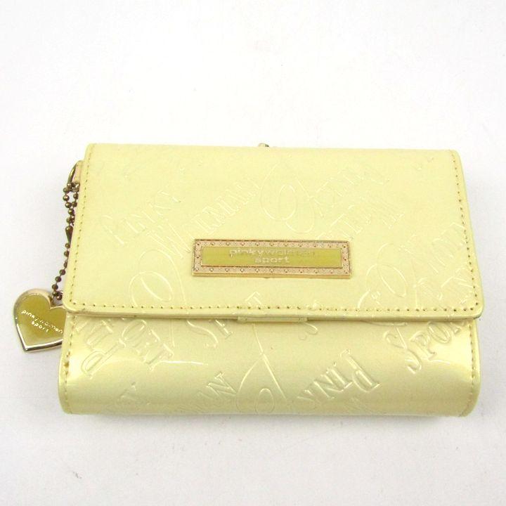 ピンキーウォルマン 三つ折り財布 がま口 ミニ財布 ウォレット