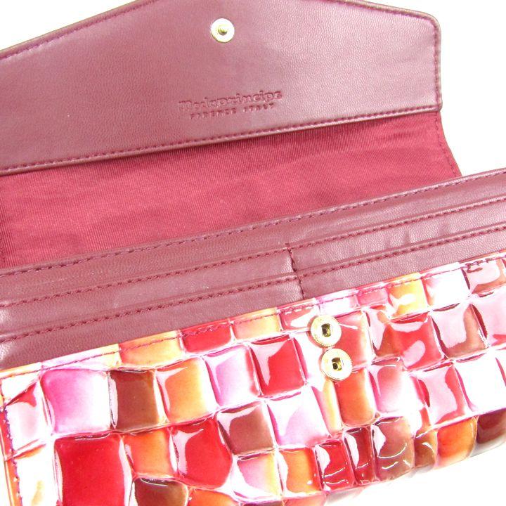 modaprincpe モーダプリンチペ　RINREりんれ 財布　エナメル加工 モーダプリンチペ 長財布 エナメル ロングウォレット ブランド