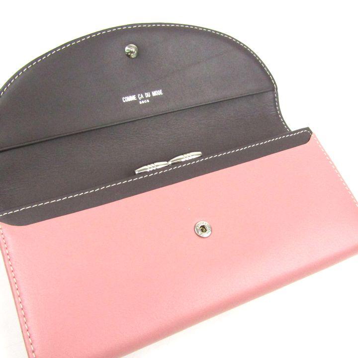 新品未使用　コムサ・デ・モード 長財布 コムサ・デ・モード sacs 長財布 本革 レザー ロングウォレット