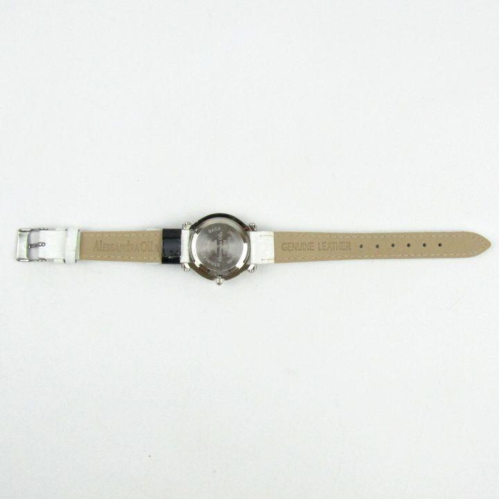 アレサンドラオーラ 腕時計 ネコ アナログ 本革 レザー ブランド 動作未確認 レディース ホワイト ALESSANDRA OLLA | Alessandra Olla | 02