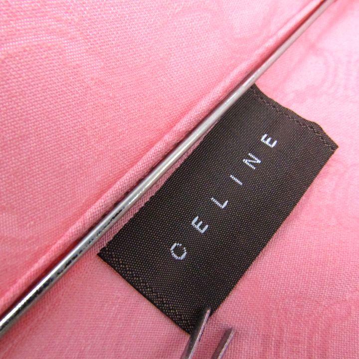 セリーヌ 折りたたみ傘 マカダム アイラブセリーヌ 刺繍 収納時約23cm ブランド レディース ピンク CELINE | CELINE | 03