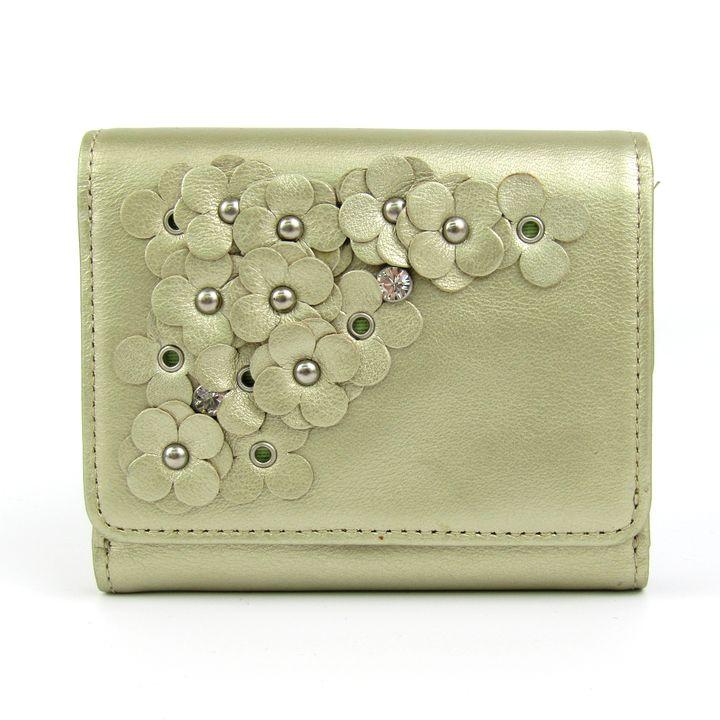 ANTEPRIMA（アンテプリマ） 三つ折り財布 メタリック ウォレット