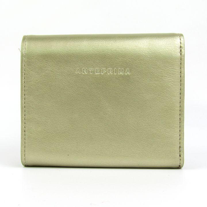 ANTEPRIMA アンテプリマ 三つ折り財布 メタリック ウォレット ブランド