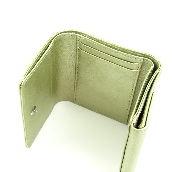 ANTEPRIMA（アンテプリマ） 三つ折り財布 メタリック ウォレット