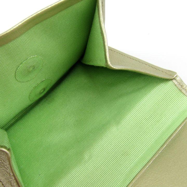 ANTEPRIMA（アンテプリマ） 三つ折り財布 メタリック ウォレット