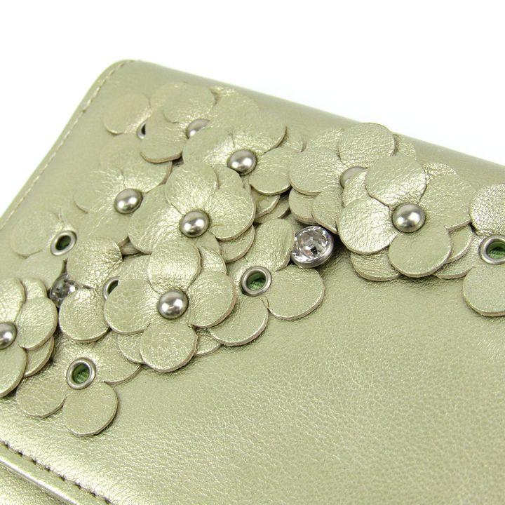 ANTEPRIMA（アンテプリマ） 三つ折り財布 メタリック ウォレット