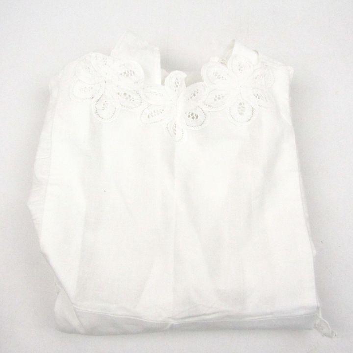 近沢レース店 エプロン 花刺繍 フリル コットン キッチン雑貨 ブランド