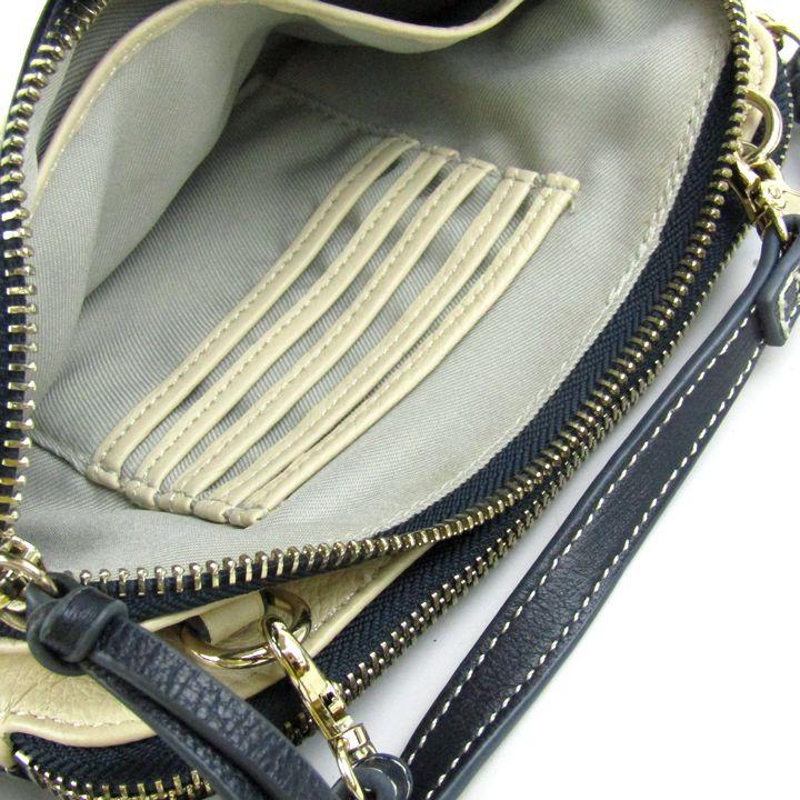 SAZABY（サザビー） ショルダーバッグ レザー ポシェット 斜め掛け 鞄
