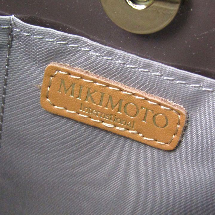 MIKIMOTO（ミキモト） ハンドバッグ エナメル ワンショルダーバッグ 鞄
