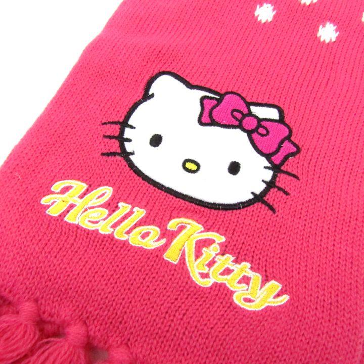 ユニバーサルスタジオジャパン ハローキティ マフラー ドット柄 グッズ