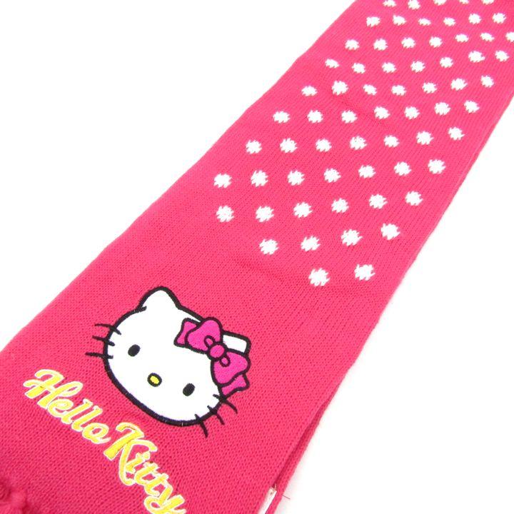 ユニバーサルスタジオジャパン ハローキティ マフラー ドット柄 グッズ