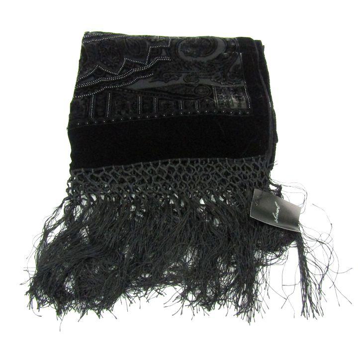 黒ショール カシミヤストール 黒 – kuros.style