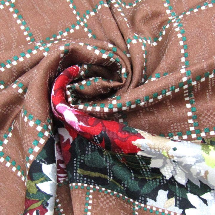ティファニー スカーフ 花柄 ひまわり レッド ふちイエロー no.49