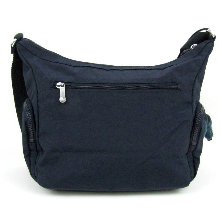 Kipling キプリング ショルダーバッグ ナイロン 黒 ブラック【中古】ユニセックス ゴリラチャーム クロスボディ 斜め掛け kipling - Kipling キプリング ショルダーバッグ ナイロン 黒 ブラック