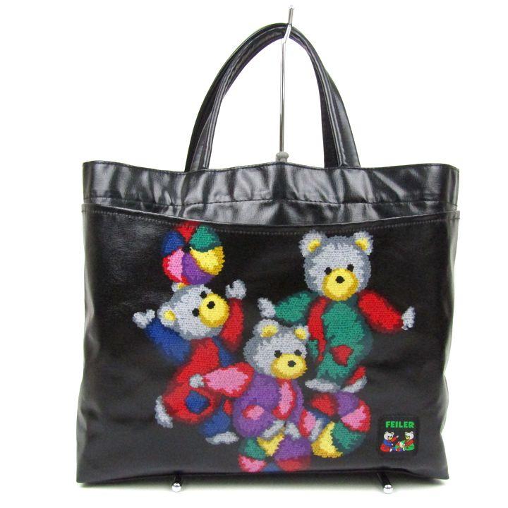 【激レア！未使用】フェイラー　オールドテディ ドアップテディトートバッグ オールドテディガール ワッペントートバッグ L/OTG-233041(ピンク