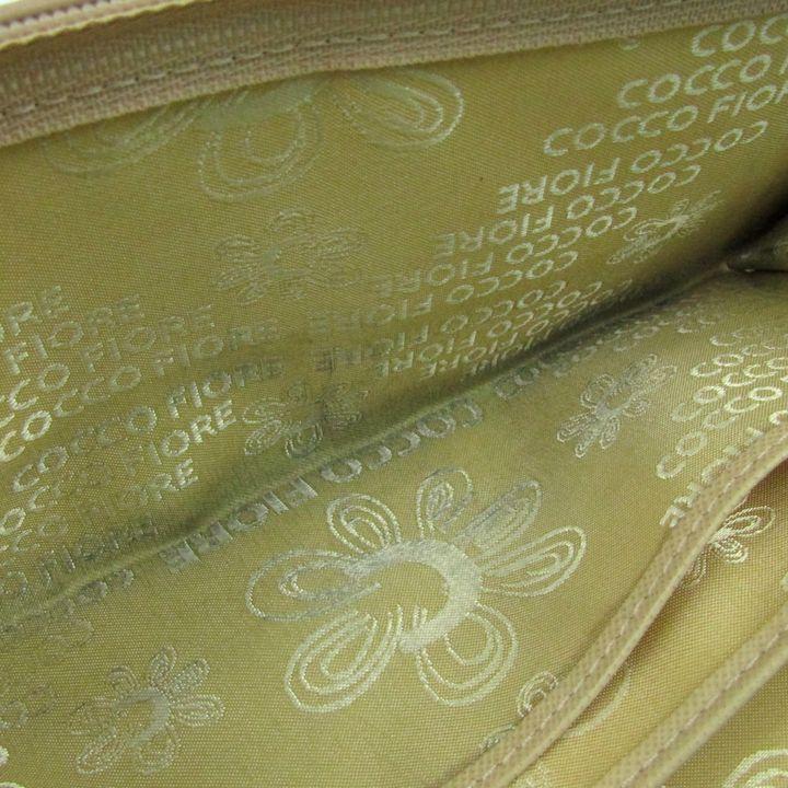 coccoFIORE長財布（新品） コッコフィオーレ 長財布 クロコ型押し レザー フラップ ロング