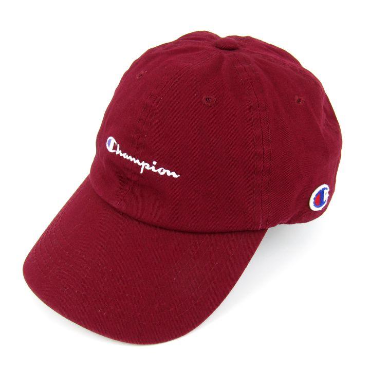 Champion（チャンピオン） キャップ ロゴ 帽子 ブランド メンズ ワイン