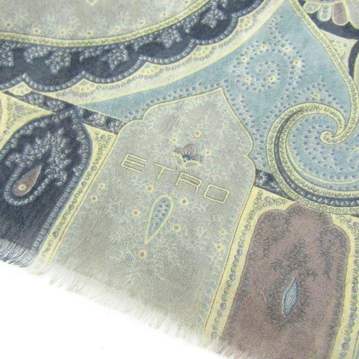 ETRO（エトロ） ストール スカーフ シルク100% ペイズリー柄 ブランド