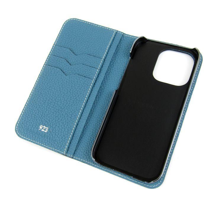 美品 BONAVENTURAボナベンチュラ iPhone用手帳型ケース ネイビー ボナベンチュラ iPhoneケース レザー ダイアリーケース 手帳型