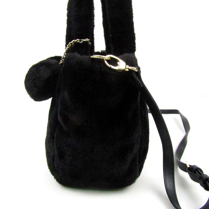 feiler（フェイラー） ラブラリー フェイクファー トートバッグ ハート 