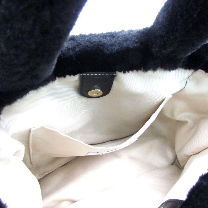feiler（フェイラー） ラブラリー フェイクファー トートバッグ ハート