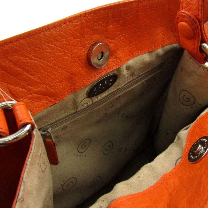 GRES（グレ） JRA認定 オーストリッチ レザー ショルダーバッグ 未使用