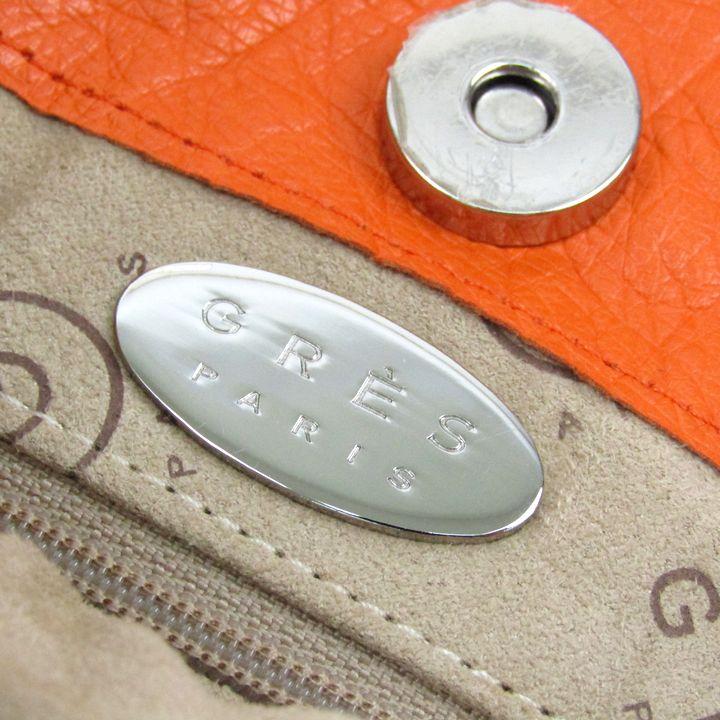 未使用品 定価252,000円◆GRES PARIS グレ JRA認定 オーストリッチ レザー ショルダーバッグ 日本製 レディース GRES（グレ） JRA認定 オーストリッチ レザー ショルダーバッグ 未使用