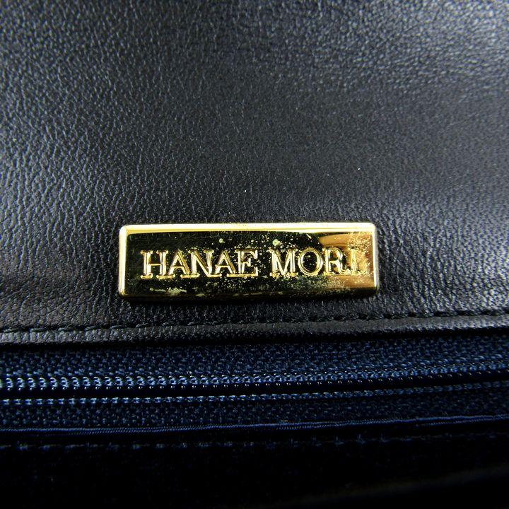 HANAE MORI（ハナエモリ） クラッチバッグ ロゴ ゴールド金具 鞄