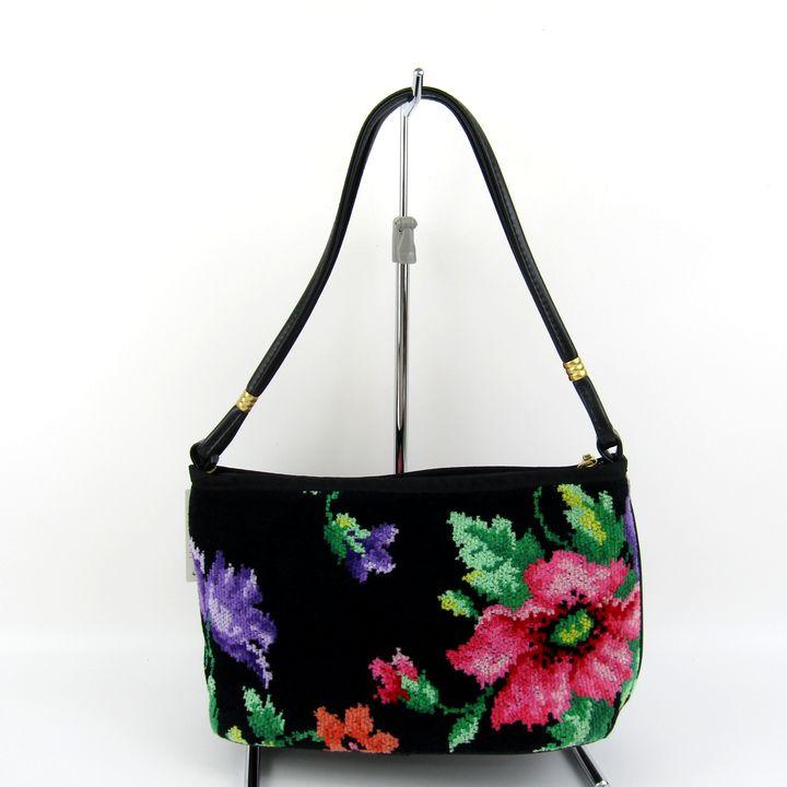 美品　FEILER フェイラー ショルダーバッグ　花柄 feiler（フェイラー） ショルダーバッグ 未使用 花柄 シュニール織 鞄