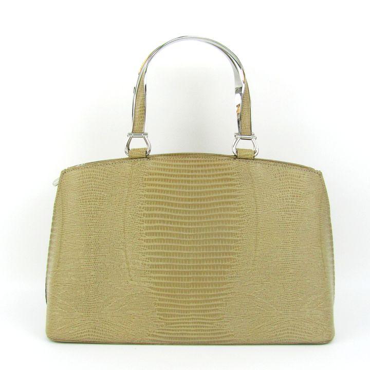 銀座和光 ハンドバッグ リザード型押し レザー 鞄 カバン ブランド