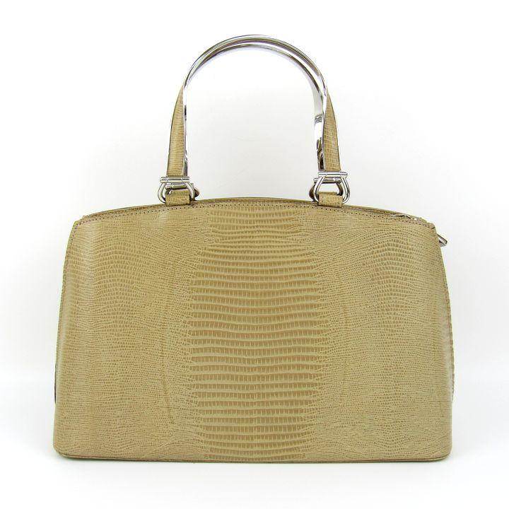 銀座和光 ハンドバッグ リザード型押し レザー 鞄 カバン ブランド