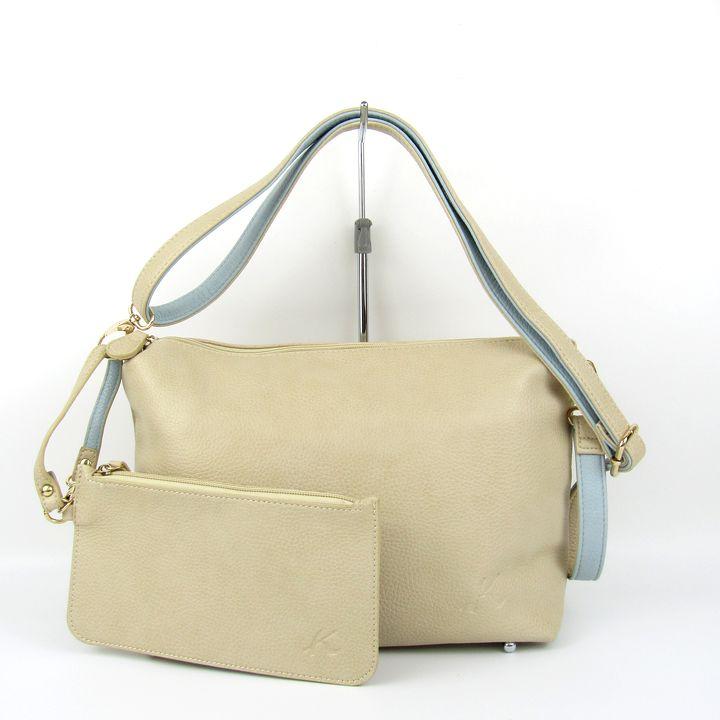 Kitamura（キタムラ） ショルダーバック ミニポーチ付き レザー 鞄