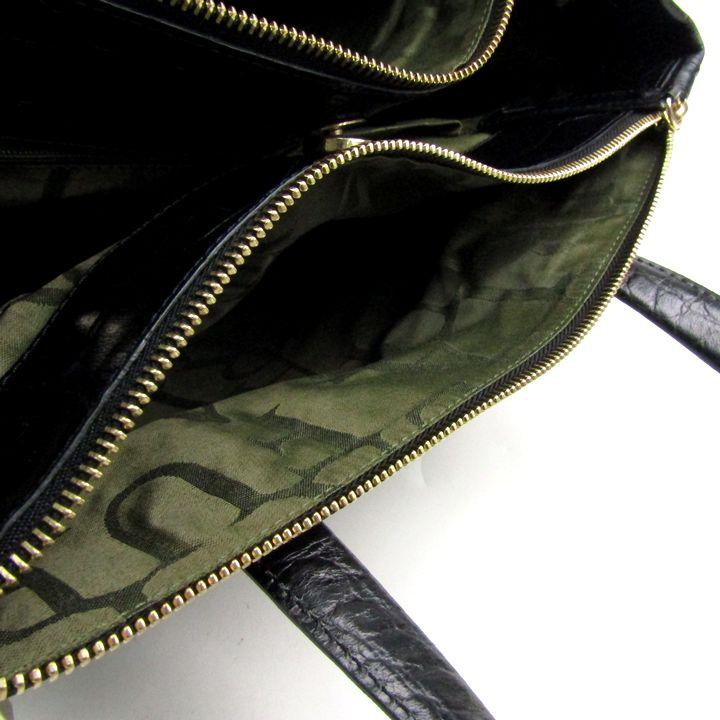 FURLA（フルラ） トートバッグ クロコ型押し レザー ハンドバッグ 鞄