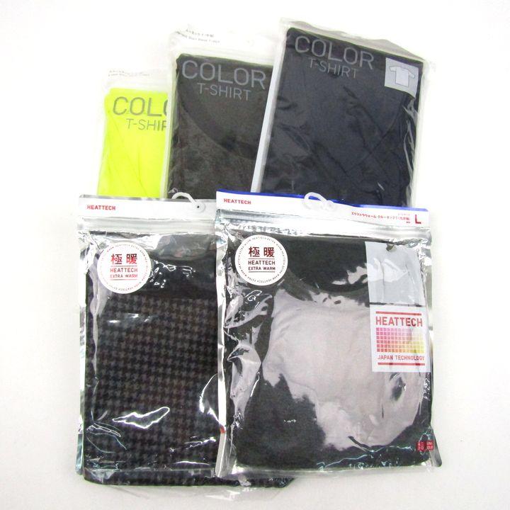 ユニクロ（UNIQLO） 極暖 ヒートテック タイツ 半袖Tシャツなど 5点