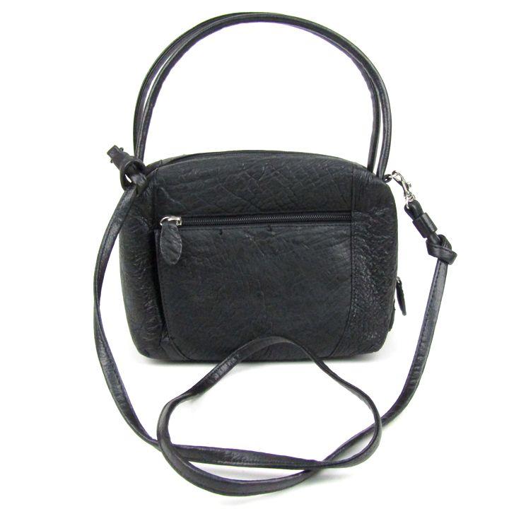 オーストリッチ ショルダーバッグ 2way ハンドバッグ 本革 レザー 鞄