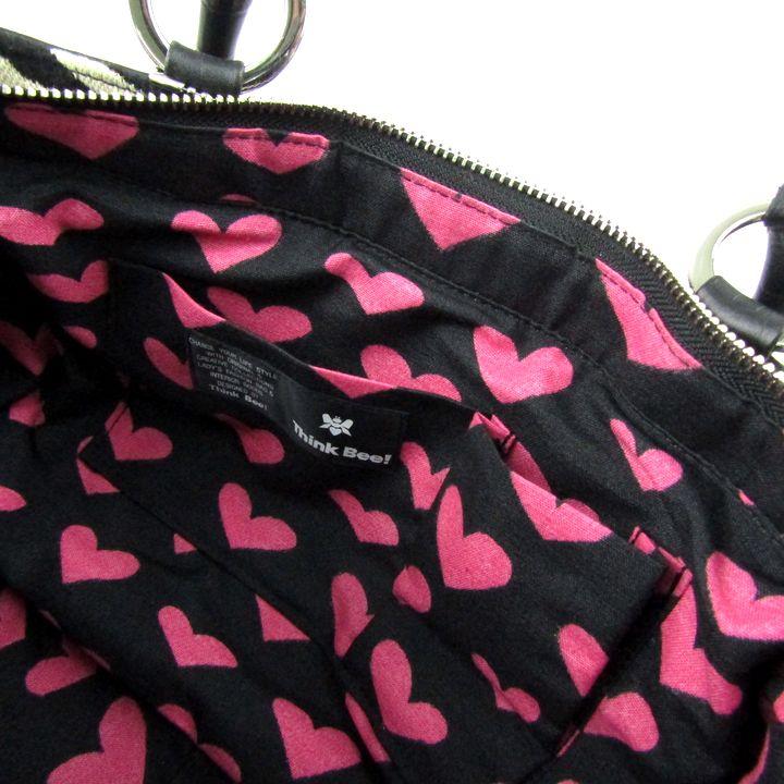 シンクビー パンキッシュゼブラ ラージショルダーバッグ トートバッグ