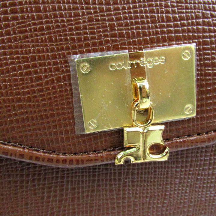 バッグ Courreges Top Handle 2Way Leather Bag courreges（クレージュ） ショルダーバッグ 未使用 2way ハンドバッグ
