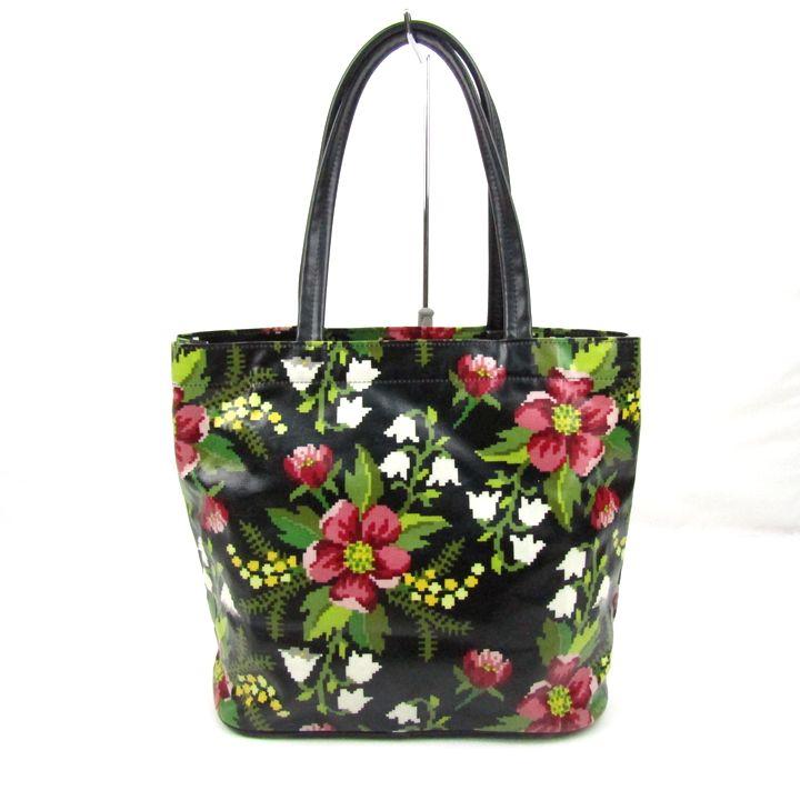 feiler（フェイラー） トートバッグ コルティナ 花柄 PVC 鞄 カバン