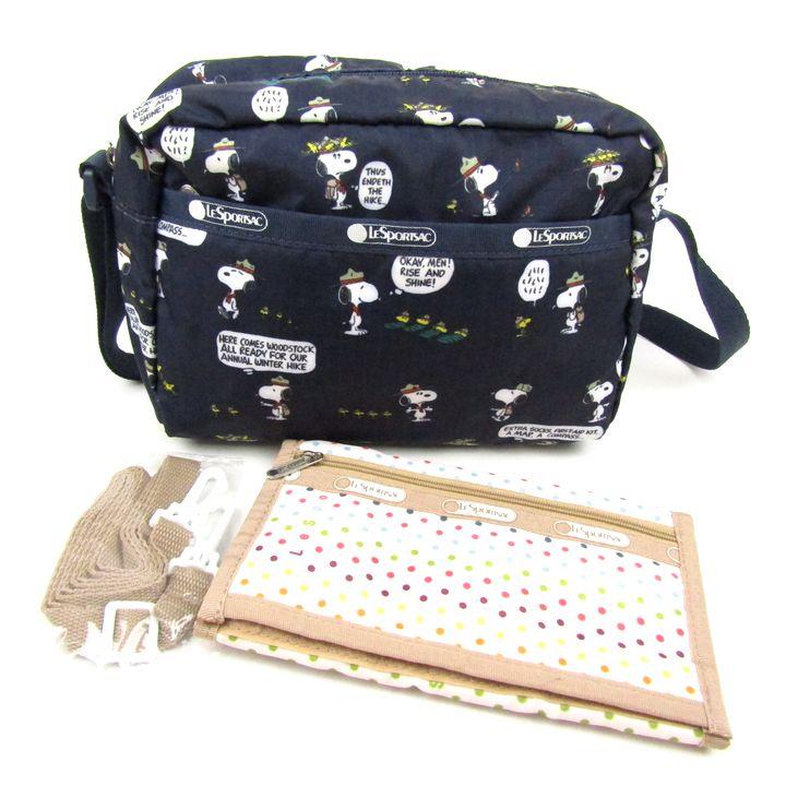 LeSportsac 新品 スヌーピー柄 ショルダーバッグ レスポートサック レスポートサックから、PEANUTSとの人気コラボの新作が登場！7/14(水
