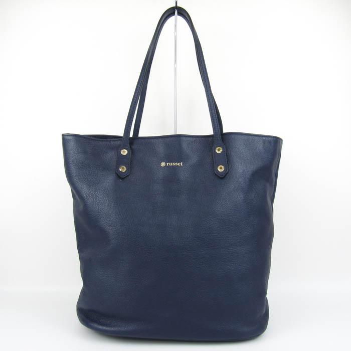 TOWA☆　極美品　russet ラシット　バッグ　ブラック×ネイビー 未使用級 極美品 russet ラシット 2way トート ショルダー 軽量