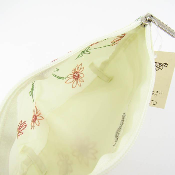 近沢レース店 ポーチ 未使用 花柄 小物入れ ブランド レディース