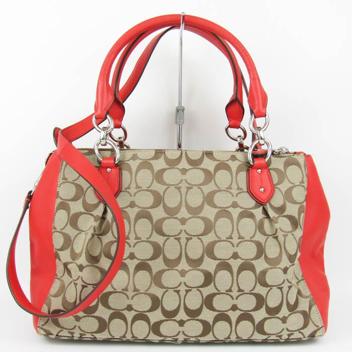 COACH（コーチ） ショルダーバッグ 2way ハンドバッグ シグネチャー 鞄